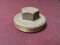 Unknown Brand 2″ Brass Clean Out Plug, Heavy Duty
