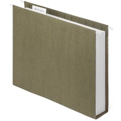 Blue Summit Supplies 25 Extra Capacity Hanging File Folders, Letter Size 2”