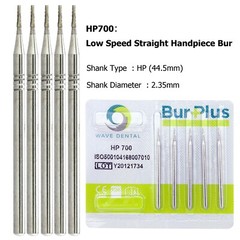 US Wave Dental Carbide Surgical Burs For Low Speed Straight Handpiece HP 44.5mm