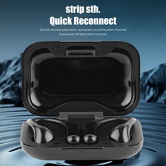155 Language Translator Earbuds Wireless Bluetooth 5.3 Headphones Air Conduction