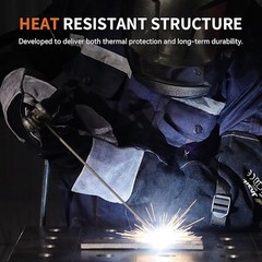JASIC Stick/MIG/Cutting Welding Gloves Heat/Fire Resistant Durable for Welder