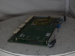 ALCATEL PLT2-F 7340 PON Line Termination Module 3FE50161ABAB SEE NOTES