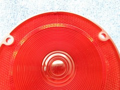 SATE-LITE 169 RED Tail Light Lamp Lens 5-1/8″ SAE-AIST-92-DOT