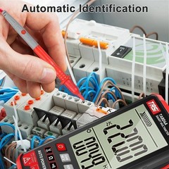 Digital Multimeter Voltmeter AC DC Volt Meter Ohmmeter Auto Range Tester Light M