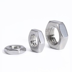 Hex Jam Thin Nut Stainless Steel M3M4M5M6M8M10M12M14M16M18M20M22M24-M30 DIN439