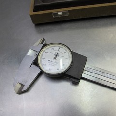 TESA 0-6″ Inside/Outside Dial Caliper 05.20001 Swiss Made .001″ Grad Stainless