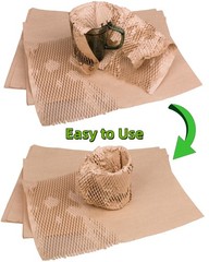 Honeycomb Packing Paper Sheets, 50 Pcs, 11″ x 14.5″ Bubble Cushioning Wrap fo…