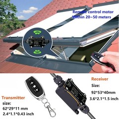 Forward and Reverse Remote Switch,DC 12V to 48V 8A Waterproof Remote Control Swi