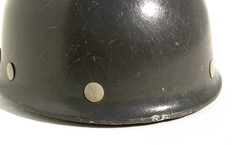 Vintage Fibre Metal Gray Fiberglass Duckbill Hard Hat w/Liner