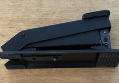 Vtg. Bostitch Model B5 Black Textured Finish Metal Stapler USA Heavy Duty Works!