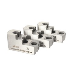3pcs 10″ Hard Chuck Jaw for 10″ Lathe Chucks for 40crmnti Chuck 14.8X10.3X.5cm