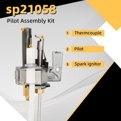 Upgraded SP21058 Replacement Pilot Assembly Kit for Rheem Water Heaters
