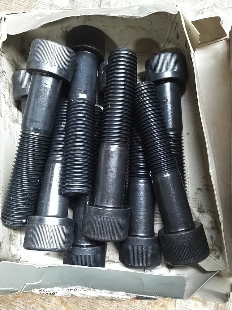 (10) Unbrako 1-8 x 5″ Socket Head Cap Screw 190ksi Alloy Steel