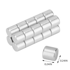 20/60/100pcs Neodymium Rare Earth Strong Cylinder Disc Magnet N35 1/4″x1/4″ Rod