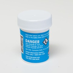 Solderweld SW-ASF1 Alloy Sol Solder Flux White Powder Aluminum Brazing 1 Oz. Jar