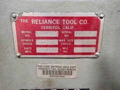 RELIANCE TOOL CO. CS 24H5274 BY GEORGE POWERED ROTARY CIRCLE SHEAR 52″ 02261