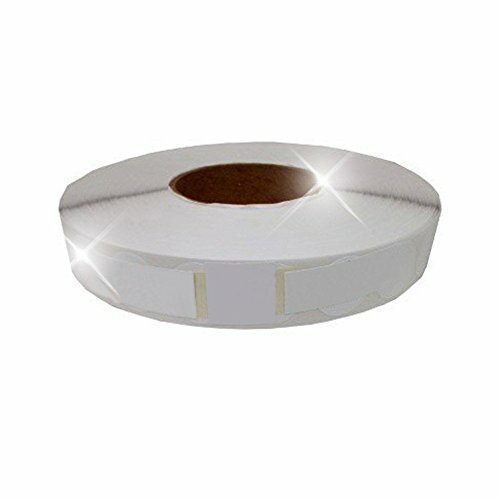 10,000 Tabs Per Roll White 1.5″ Wafer Tab Seals (No Perf) USPS Approved