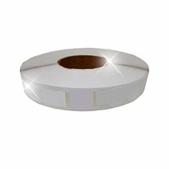 10,000 Tabs Per Roll White 1.5″ Wafer Tab Seals (No Perf) USPS Approved