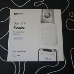 Square A-SKU-0792 Credit Card Reader for Contactless and Chip Machine 2nd Gen.