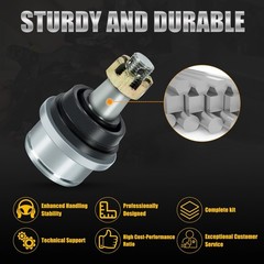 Front Upper & Lower Ball Joints Compatible with Honda Rancher 350 TRX350 (2000-2