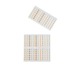 Klein Tools 56252 1 Count (Pack of 1), Brown, Orange, Yellow Print on White