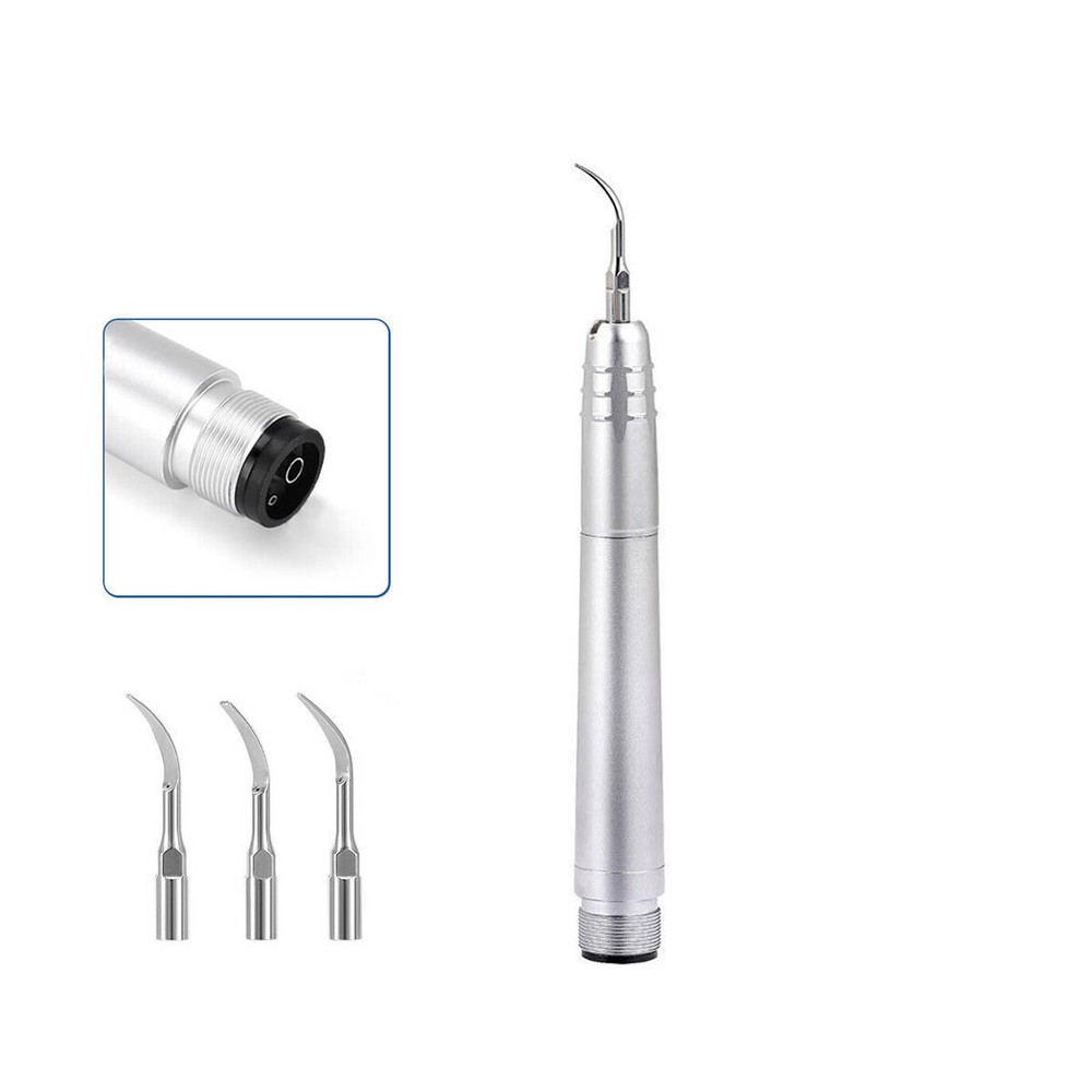 USA Dental Ultrasonic Air Perio Scaler Handpiece Hygienist 2 & 4-Holes 3 Tips
