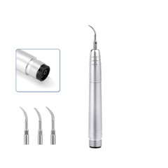 USA Dental Ultrasonic Air Perio Scaler Handpiece Hygienist 2 & 4-Holes 3 Tips