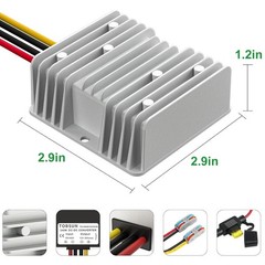 DC 18V 20V 24V 36V 48V Step Down to DC 12V Converter Voltage Regulator with Fuse