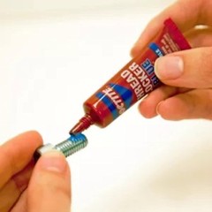 Threadlocker Blue 242 – Removable Thread Lock Glue for Nuts, Bolts, & Fastene…
