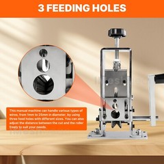 Electric & Manual Wire Stripping Machine Cable Cutter Copper Peeling Stripper US