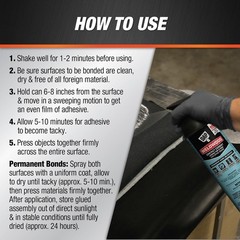 Clear Spray Contact Adhesive 14oz Solvent Type Landau Top & Trim HHR