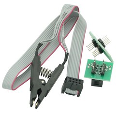 SOIC8 SOP8 Test Clip for EEPROM 93/25 /24Cx in-Circuit Programming + 2…