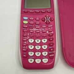 Texas Instruments TI-84 Plus Silver Edition Graphing Calculator Pink W/ Cover