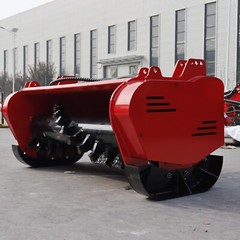 Heavy Duty Attachment 46inch Forestry Mulcher Fits Bobcat Skid Steer Loader