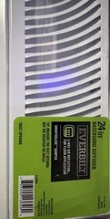Everbilt 24 in. 3-Way Steel Baseboard Diffuser Supply in White E120SW