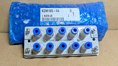 SMC KDM10S-04 KDM One Touch Multi Connector, 10 Port 4mm 5/32″ ( NEW )