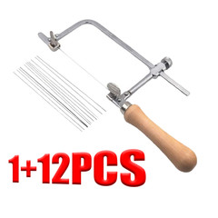 Mini U-shaped Saw Jewelry DIY Tool Jewelers Saw Bow Saw Frame With 12 Blades