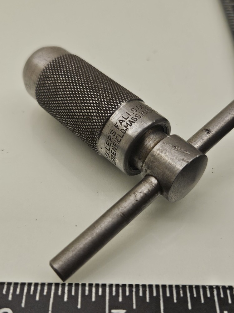 Vintage Millers Falls No. 89 T-Handle Tap Wrench Greenfield Mass USA**Serviced**