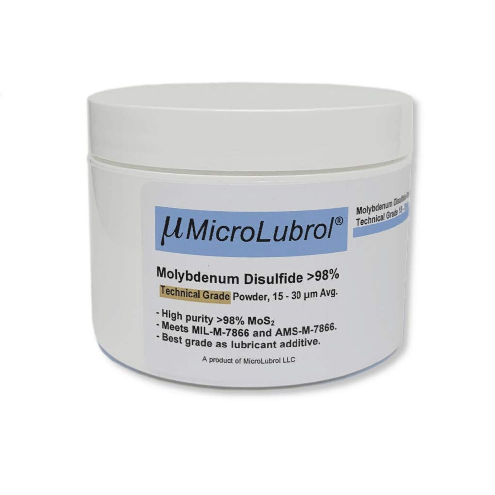 2 oz MicroLubrol Molybdenum Disulfide 98% Technical Grade Powder 3 – 4 µm Fisher