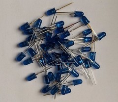 10 pcs 5mm LEDs Red, Yellow, Green, Blue, Clear -Choose color