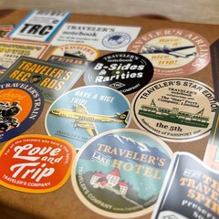 TRAVELER’S notebook 20th Anniversary Customization Set Tin Stickers Stamps Japan