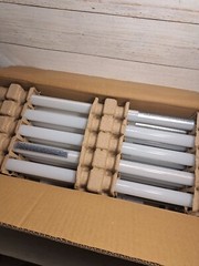 GE 36408 2 Foot LED Straight T8 Tube Light Bulbs 20 Pack LEDT8/LC/G/2/835