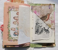 Vintage Style Junk Journal Handmade 86 Pages Women Mother Journal