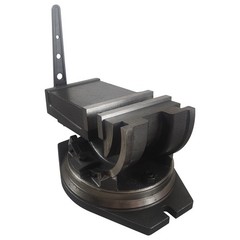 5 inch Tilting and Swiveling Milling Vise Milling Machine Vise with Base Bench