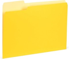 200 Blue Summit Supplies Colorful File Folders with Tabs, Multi Colored File Fol