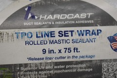 Hardcast TPO Line Set Wrap 326381 Rolled Mastic Sealant 9″ x 75ft Adhesive