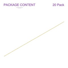 DMiotech 20 Pack 12″ x 3/32″ Brass Rods, Solid Round Brass Rod for DIY Craft Bra