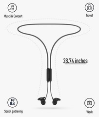 2 Pcs Earplug Lanyard Magnetic Connector Cord for Ear Plugs, Safety Tug-Resis…