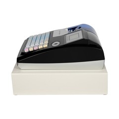 48 Keys Square POS Terminal Cash Register Complete W/ Printer, And Cash Drawer
