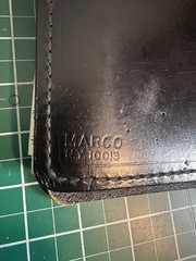 MARCO NY 10013 Leather 3 Ring Notebook Cover Pad Memo Book Binder Police Notes